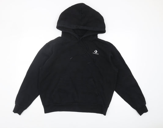 Converse Unisex Black Pullover Hoodie M