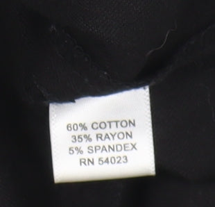 Banana Republic Black Sheath Dress Women XS Short Sleeve