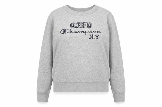 Champion Womens Grey Medium Pullover Sweatshirt