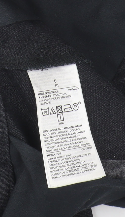 GAP Women's Black Curvy Skinny Ankle Trousers