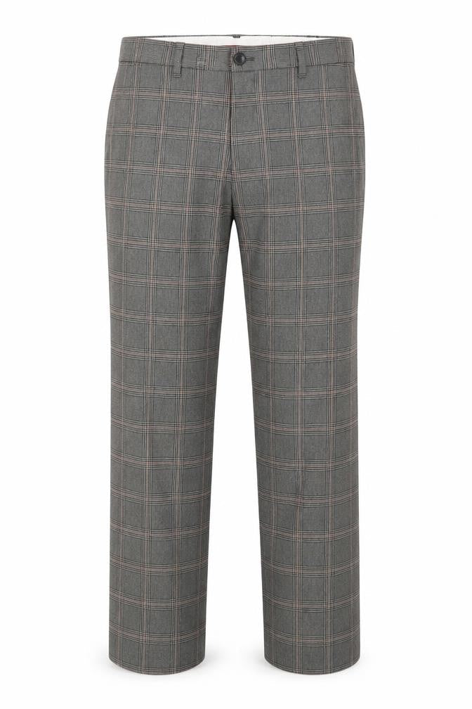 Front view of Next Grey Check Dress Pants -, size 32