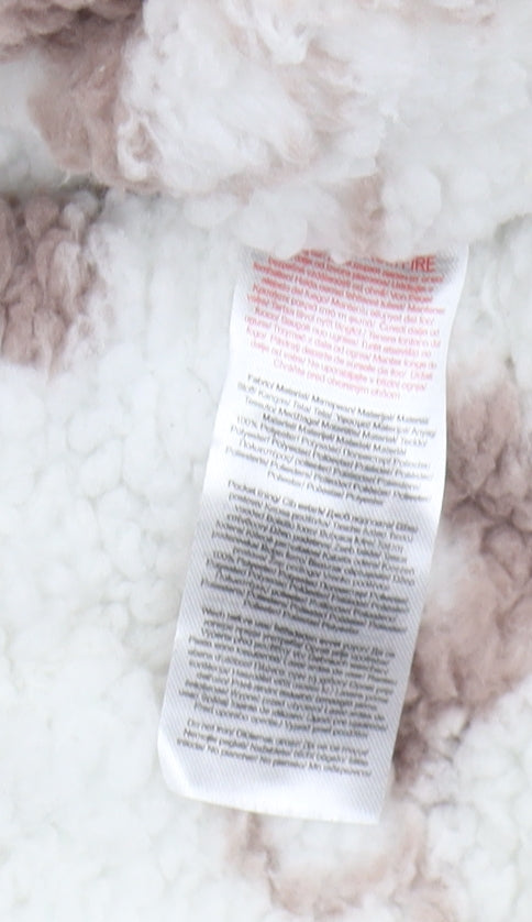 Disney Women L Ivory Minnie Mouse Sweatshirt