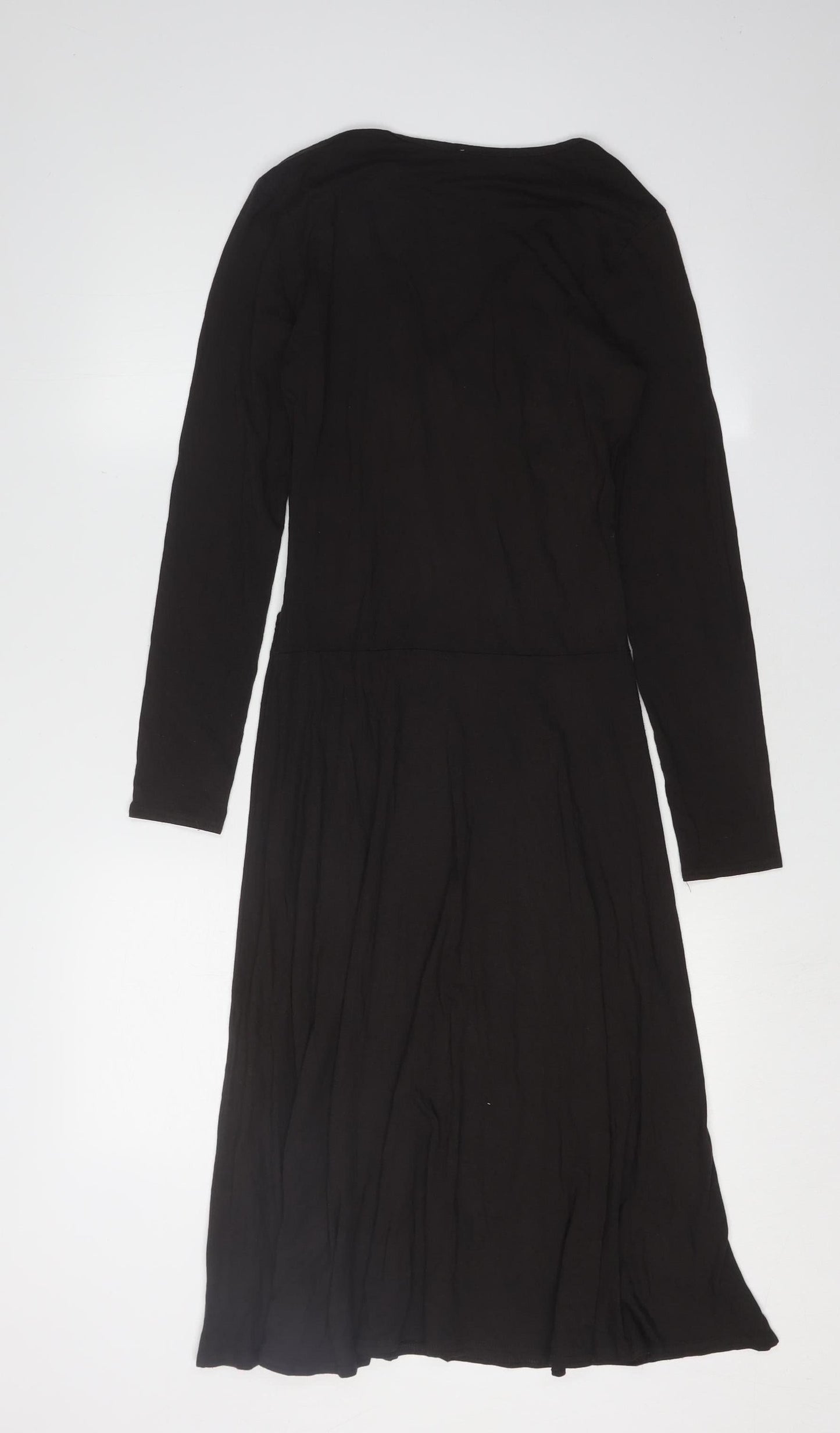 Phase Eight Women's Black Wrap Dress Size 8