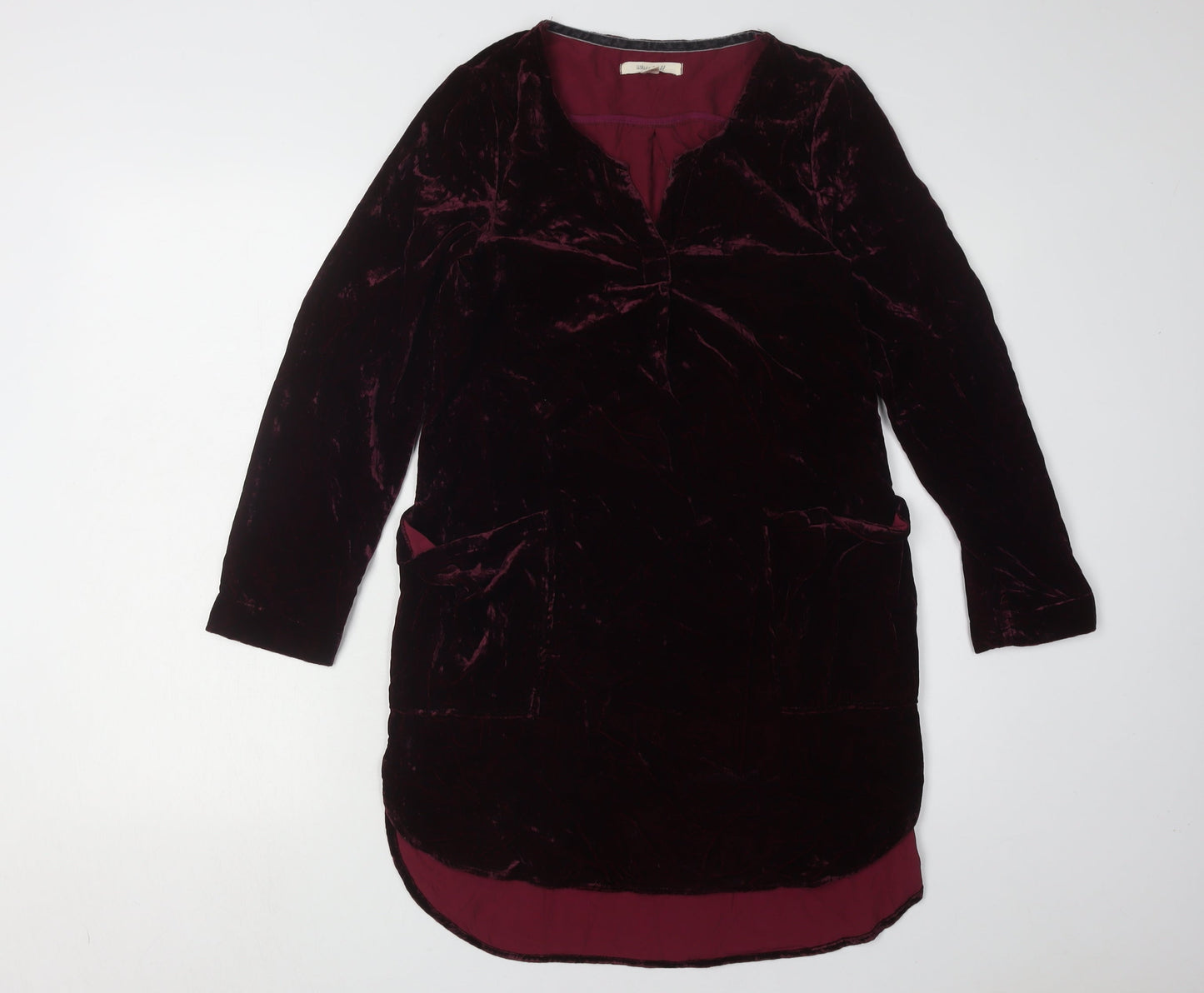 White Stuff Women's Red Velvet Dress Size 6