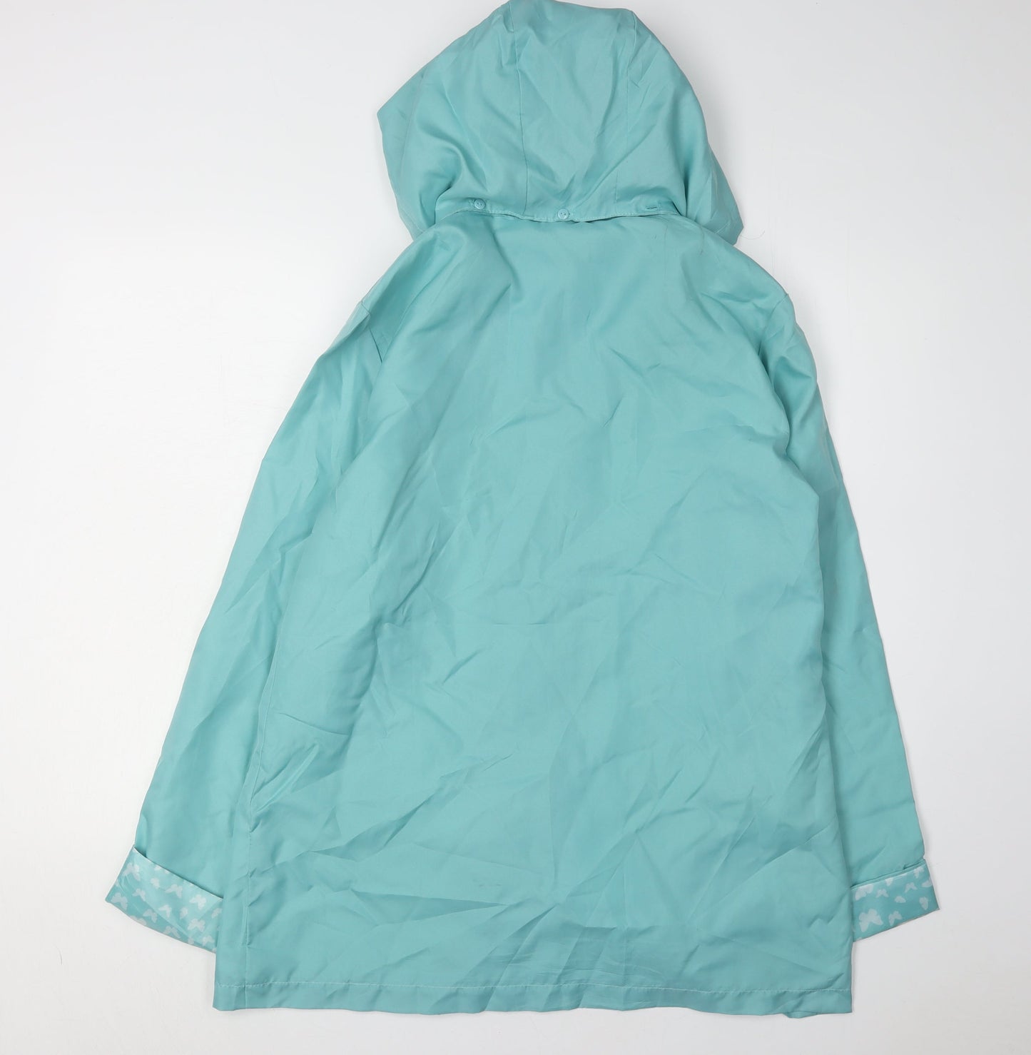 Anne de Lancay Women's Blue Hooded Jacket Size 10