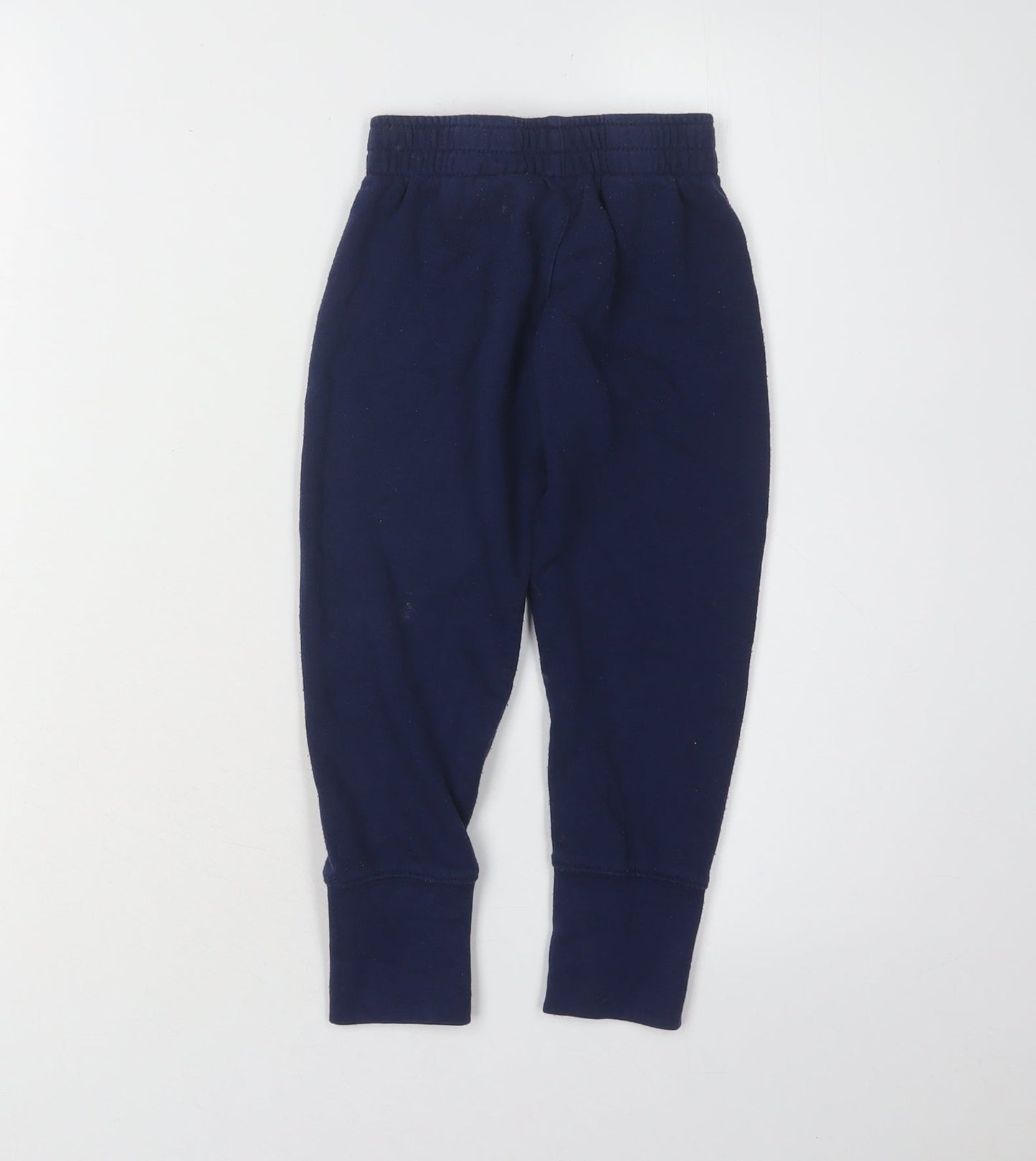 Nike Boys Blue Jogger Trousers XS Cotton Blend