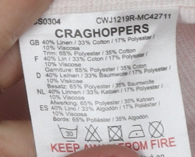 Craghoppers Women's Pink Plus Size Trousers