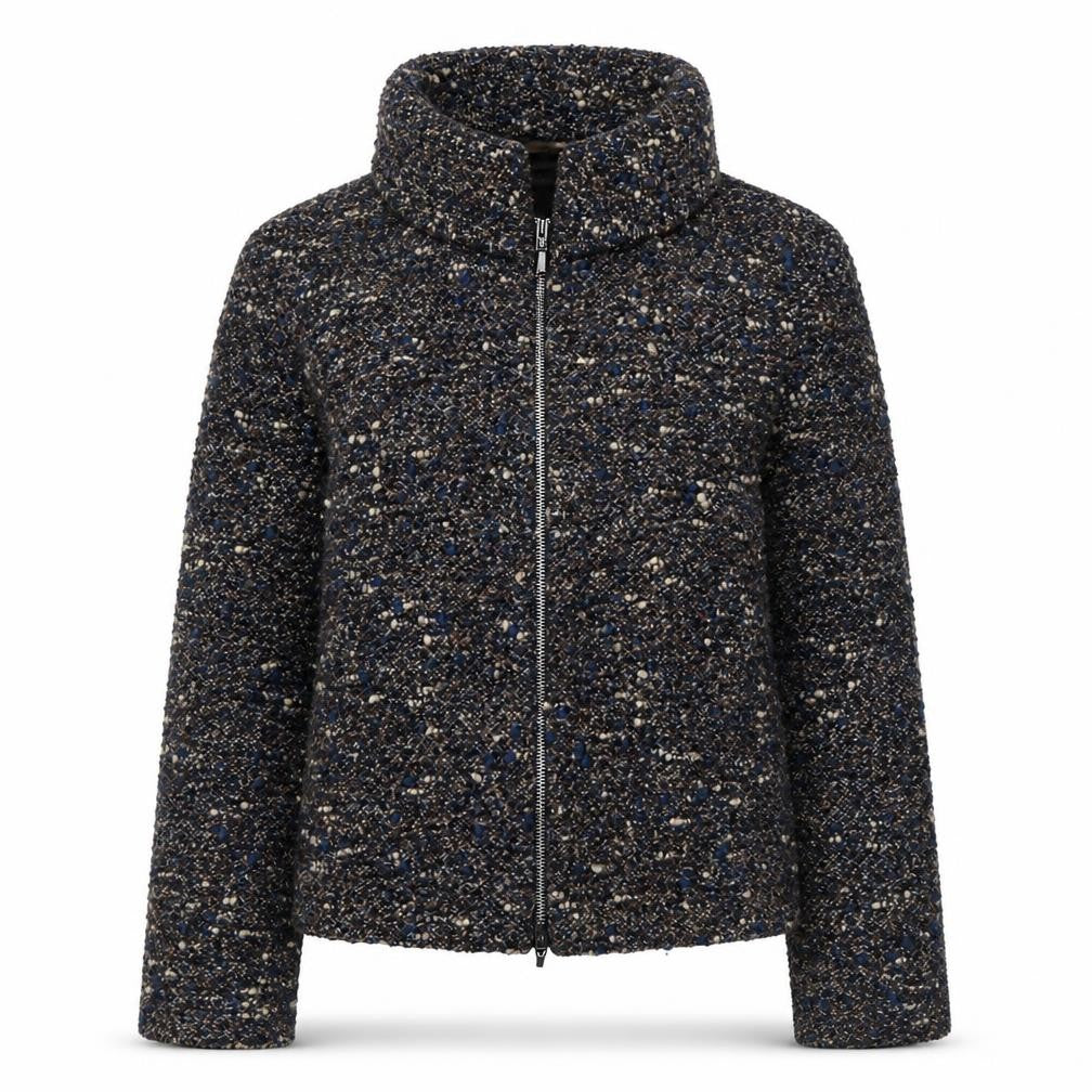 Evelin Brandt Women's Multicolour Tweed Jacket Size 8
