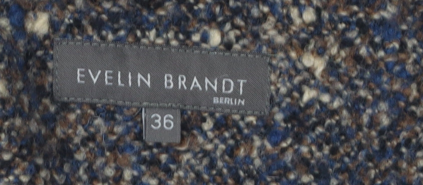 Evelin Brandt Women's Multicolour Tweed Jacket Size 8