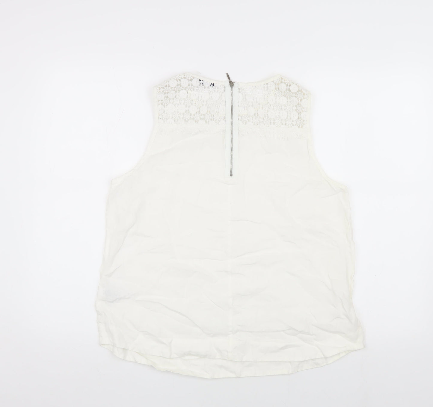 Marks and Spencer Women's White Lace Blouse UK 14