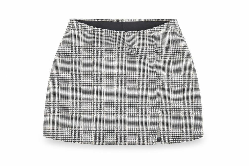 H&M Women's Multicoloured Check Pencil Skirt Size 12