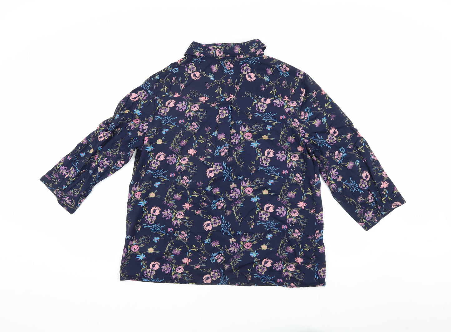 Damart Women's Floral Blouse, Size 16, Multicoloured