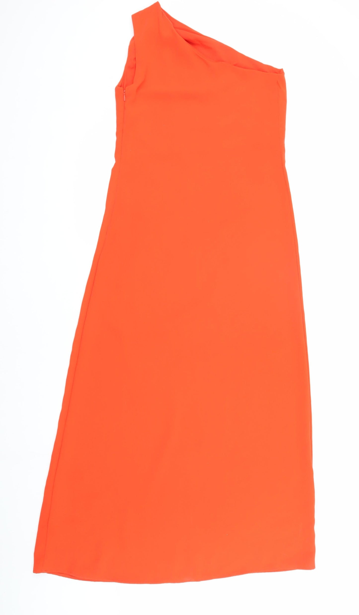 Marks and Spencer Women's Orange One Shoulder Midi Dress