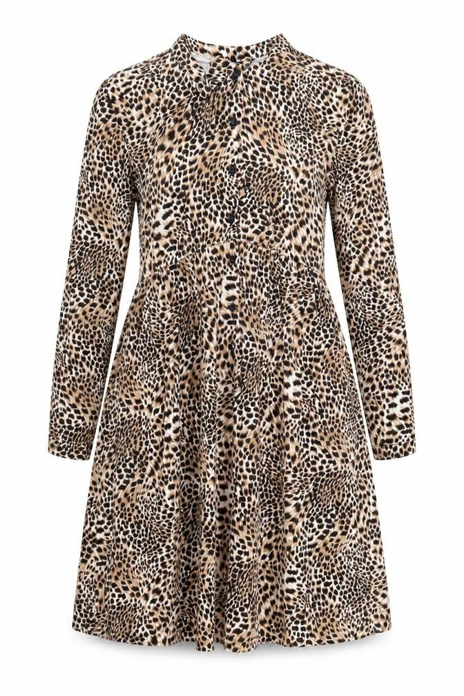 French Connection Women's Multicoloured Animal Print Dress Size 10