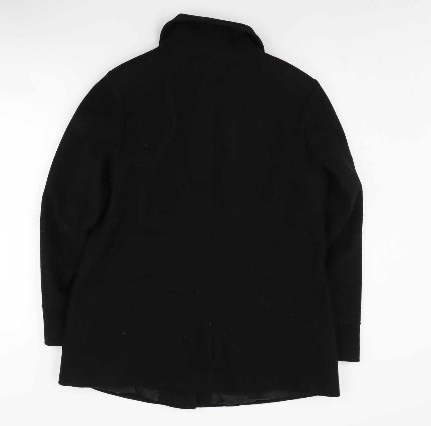 Bonmarché Women's Black Mid-Length Overcoat Size 14