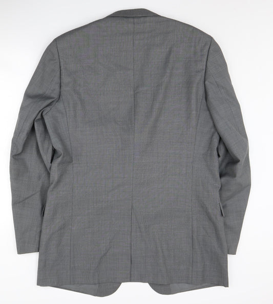 Marks and Spencer Men's Grey 44 Extra Long Suit Jacket