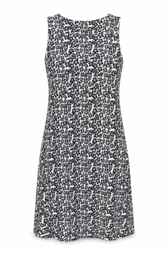 Marks and Spencer Women's Black Floral Dress Size 8