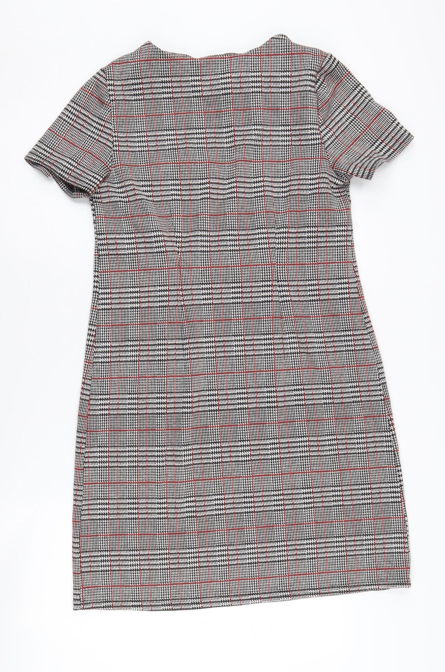 Et Vous Women's Multicoloured Check Shift Dress Size 12