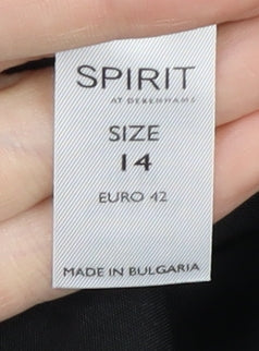 Spirit Women's Black Size 14 Polyester Skirt