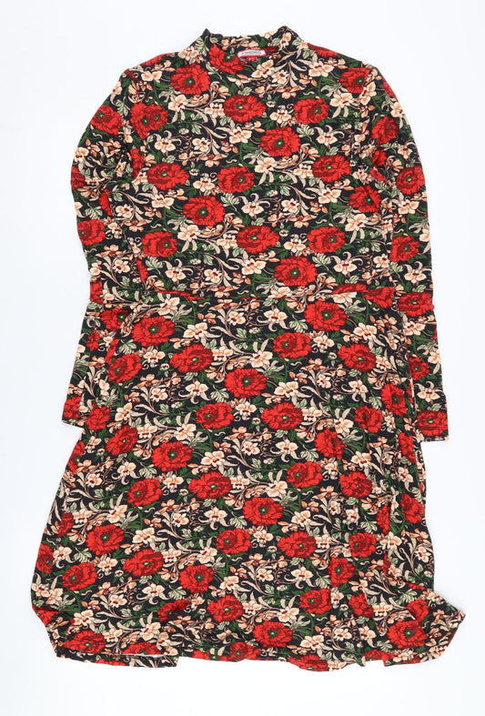 Joe Browns Women's Multicoloured Floral Dress Size 12