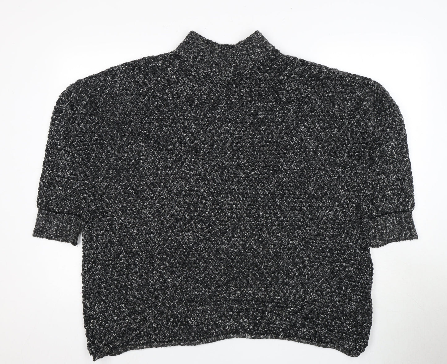 Selected Femme Women's Black High Neck Jumper Size S