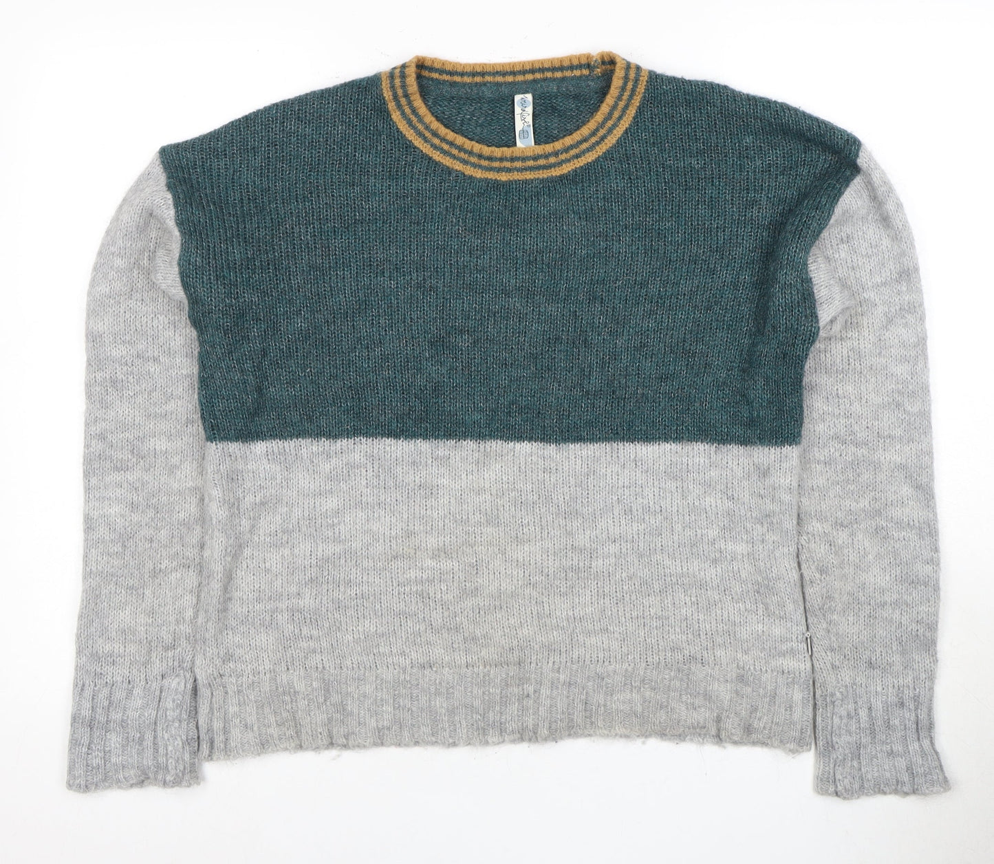 Weird Fish Women's Multicoloured Pullover Jumper Size 12