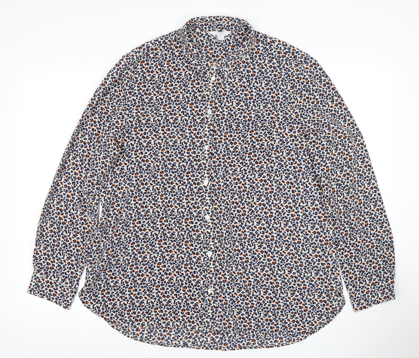 Springfield Women's Multicoloured button-up shirt - Size 14