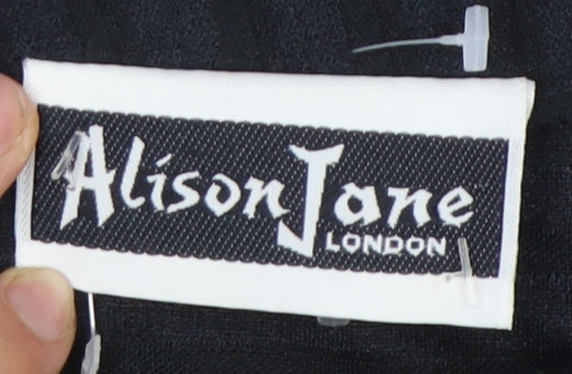 Alison Jane Women's Black Long Sleeve Button-Up