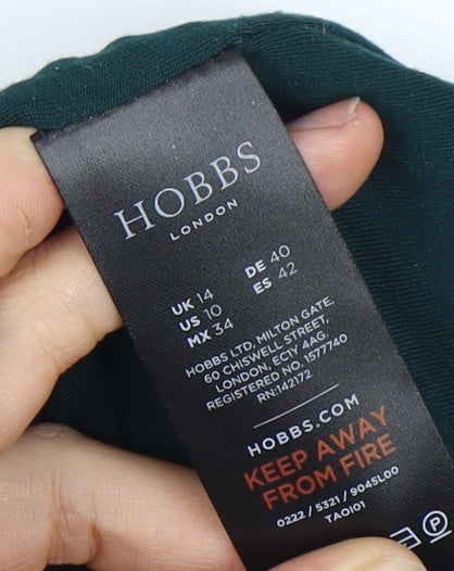 Hobbs Women's Green Sequin Party Dress Size 14
