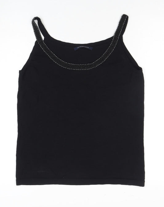 Windsmoor Women’s Black Camisole Tank - Beaded, S