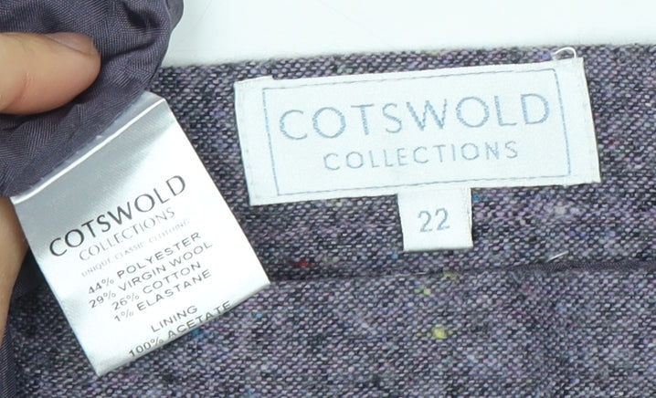 Cotswold Collections A-Line Women's Size 22 Purple Skirt