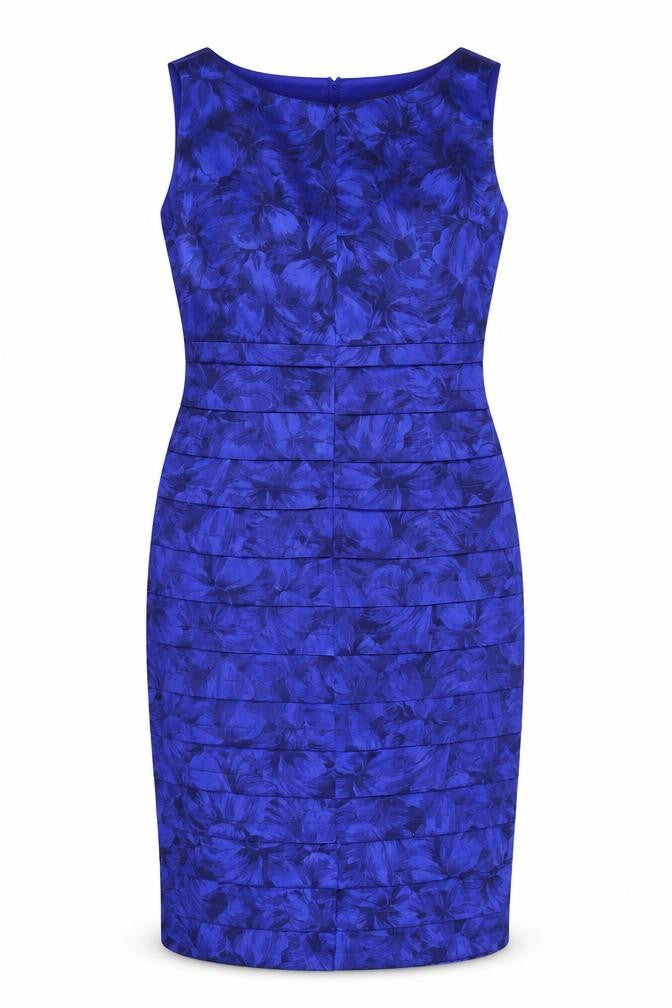 Gina Bacconi Women's Blue Sheath Dress, Size 12, Formal