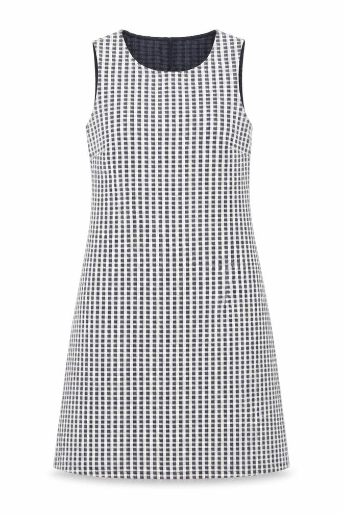 Next Women's Multicoloured Check Shift Dress, Size 10