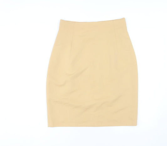 Wallis Women's Beige Pencil Skirt Size 12