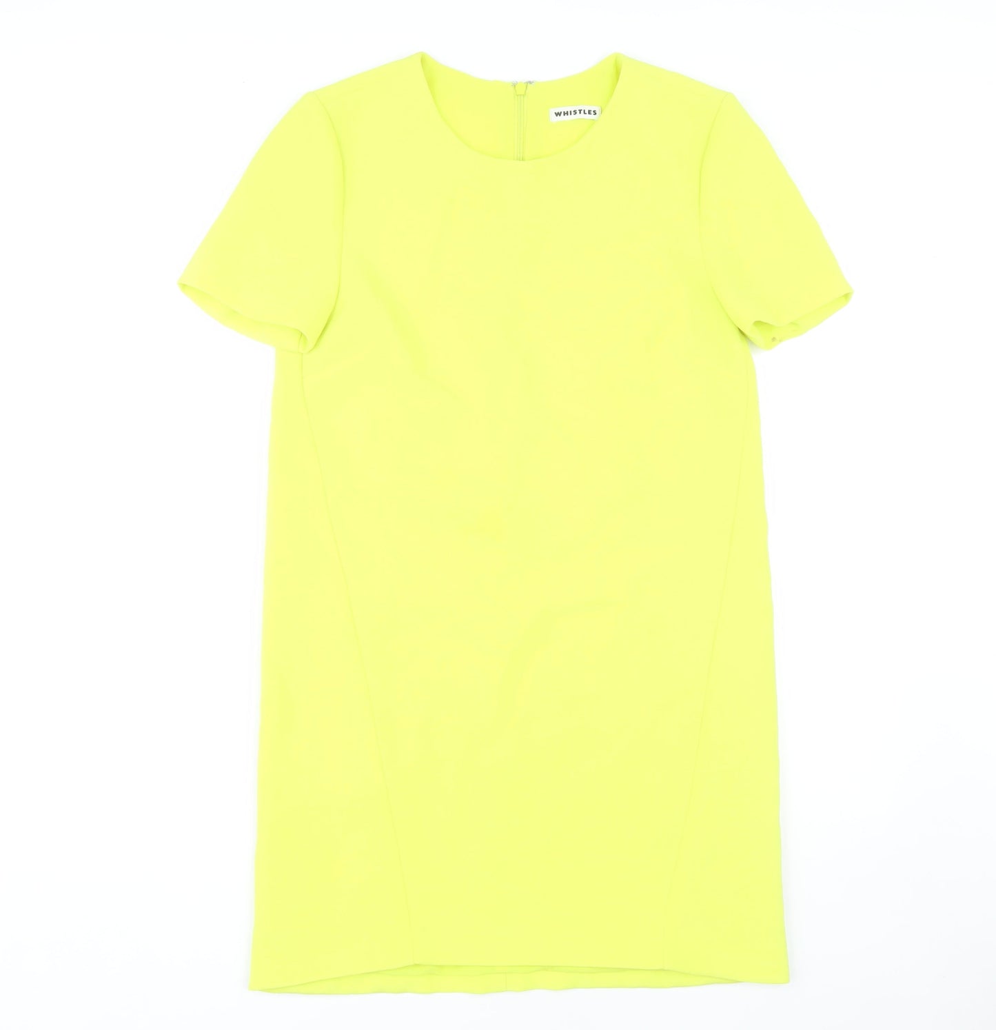 Whistles Women's Yellow Shift Dress Size 8