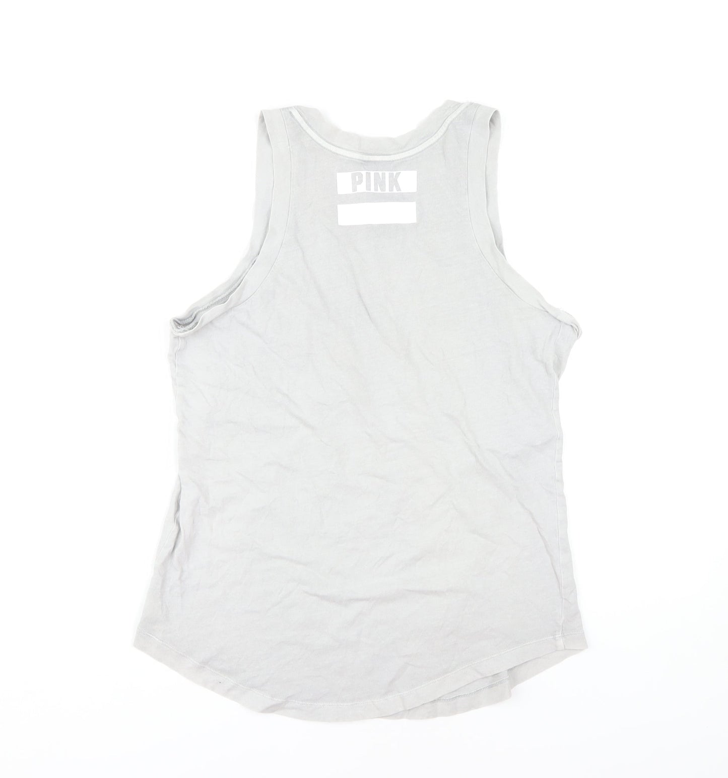 Victoria's Secret PINK Women's XS White Cotton Tank