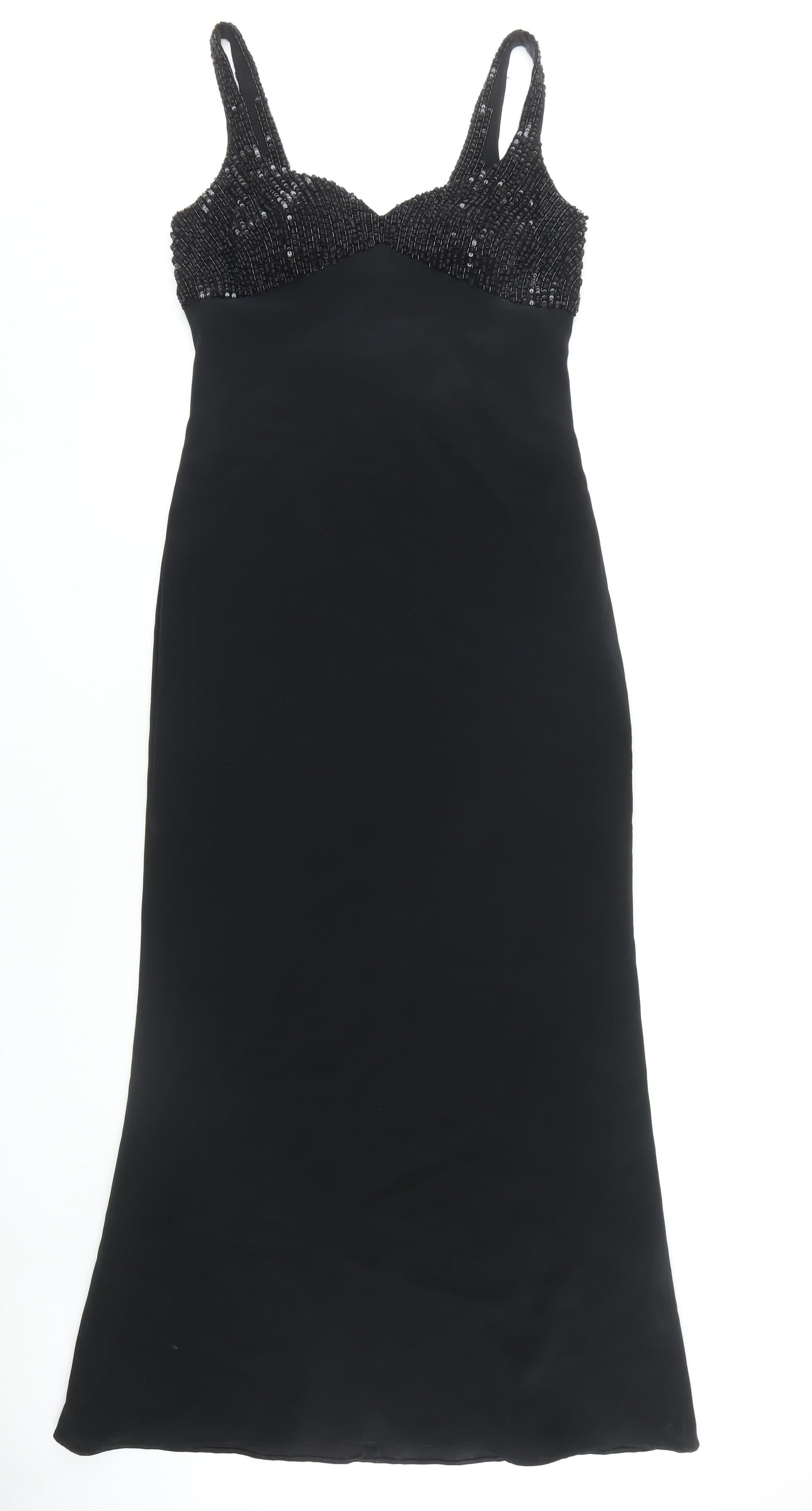 John Charles Women's Black Long Evening Gown UK 10