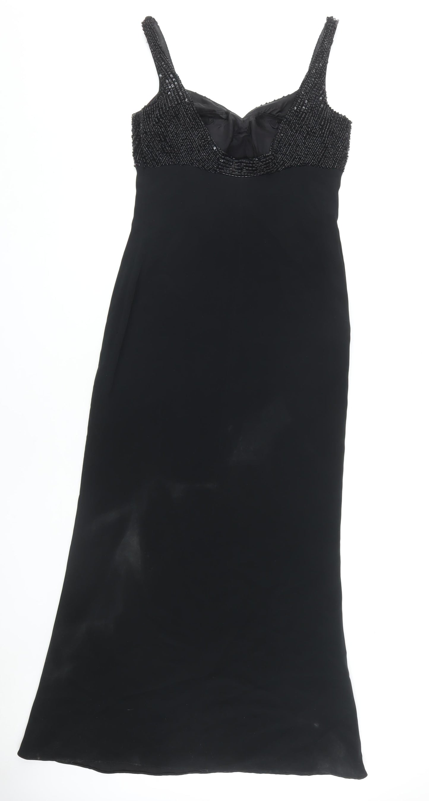 John Charles Women's Black Long Evening Gown UK 10