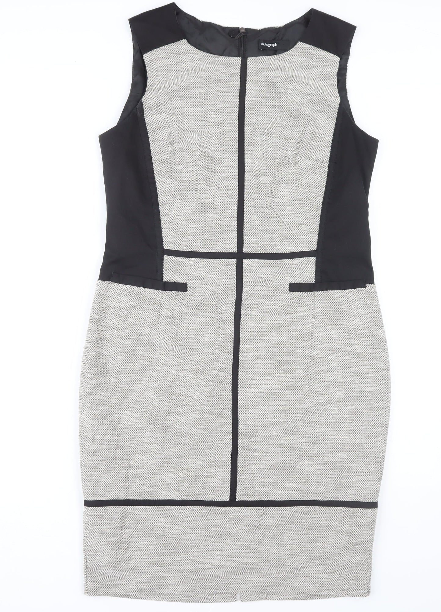 Marks and Spencer Women's Black Sheath Dress Size 14