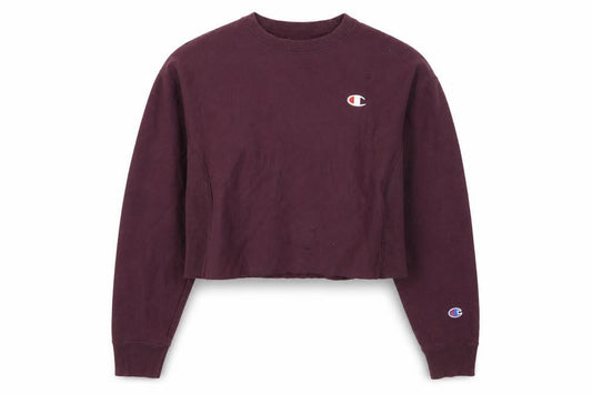 Womens UK M Regular Champion Purple Pullover Sweatshirt