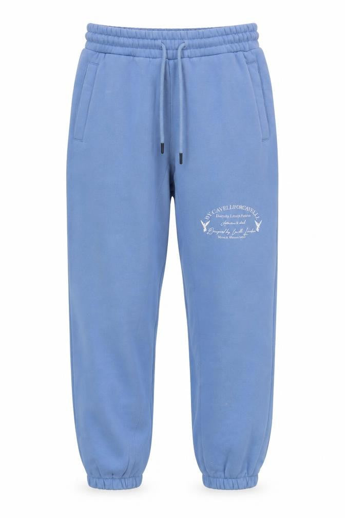 Cavelli London Women's Blue Jogger Trousers, M, Cotton