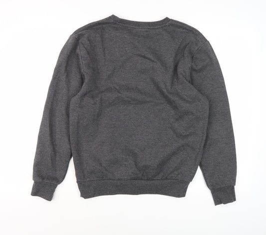 Slazenger Boys' Grey Pullover Sweatshirt 13Y - Casual Style