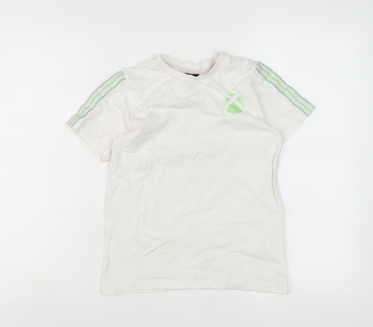 Xbox Boys White Graphic T-Shirt, 6 Years, Casual Style