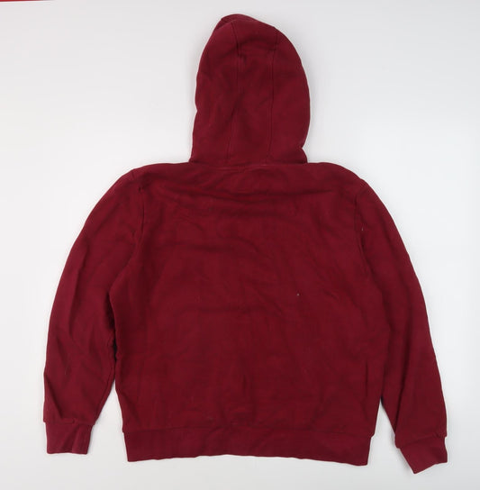Mountain Warehouse Red Unisex Pullover Hoodie M