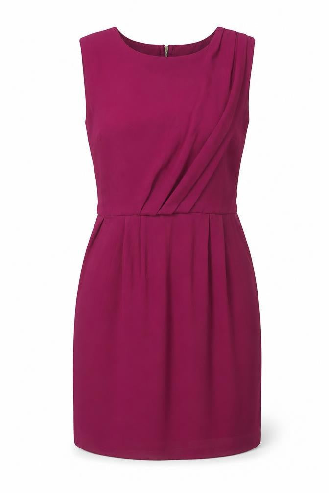 Topshop Women's Purple Sleeveless Dress UK 12