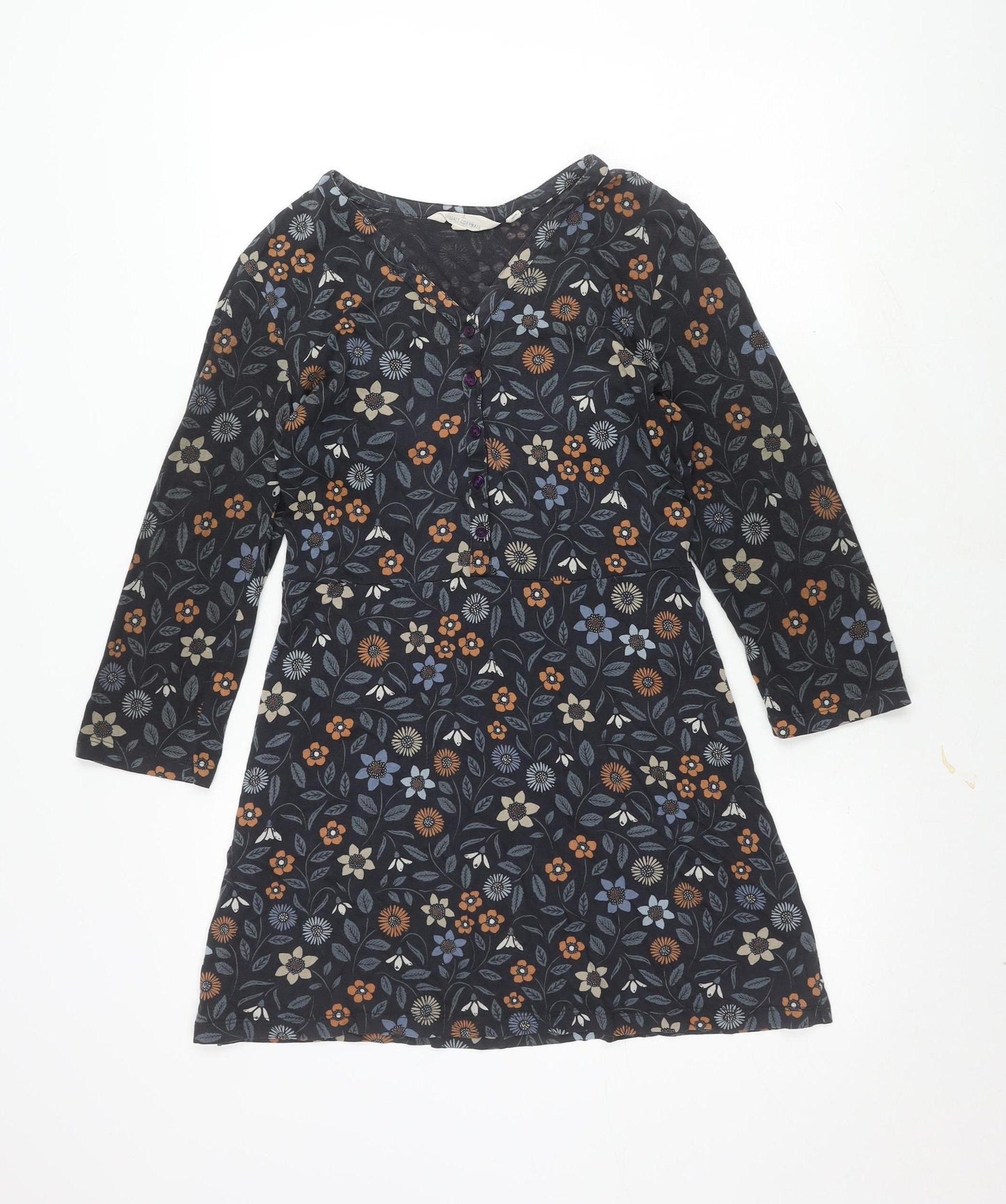 Seasalt Cornwall Women's Multicoloured Floral Tunic Dress Size 10