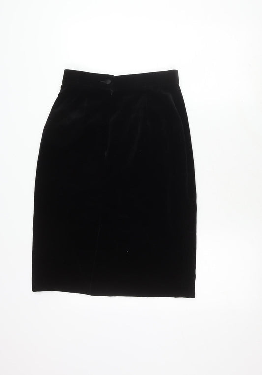 Marks and Spencer Women's Black Skirt, Size 12, Vintage