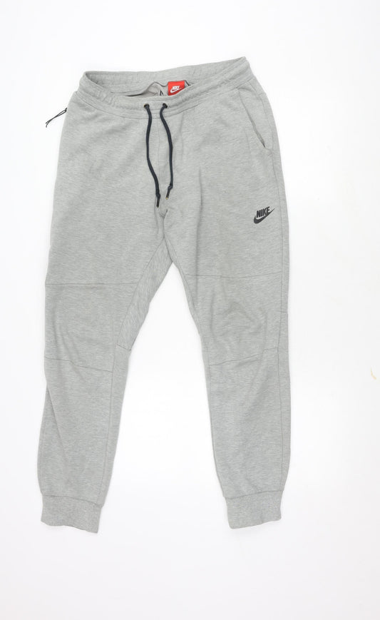 Nike Men's Grey Jogger Trousers Size M