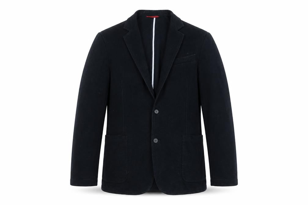 Mens 38 Chest Regular Charles Tyrwhitt Black Two-Button Blazer