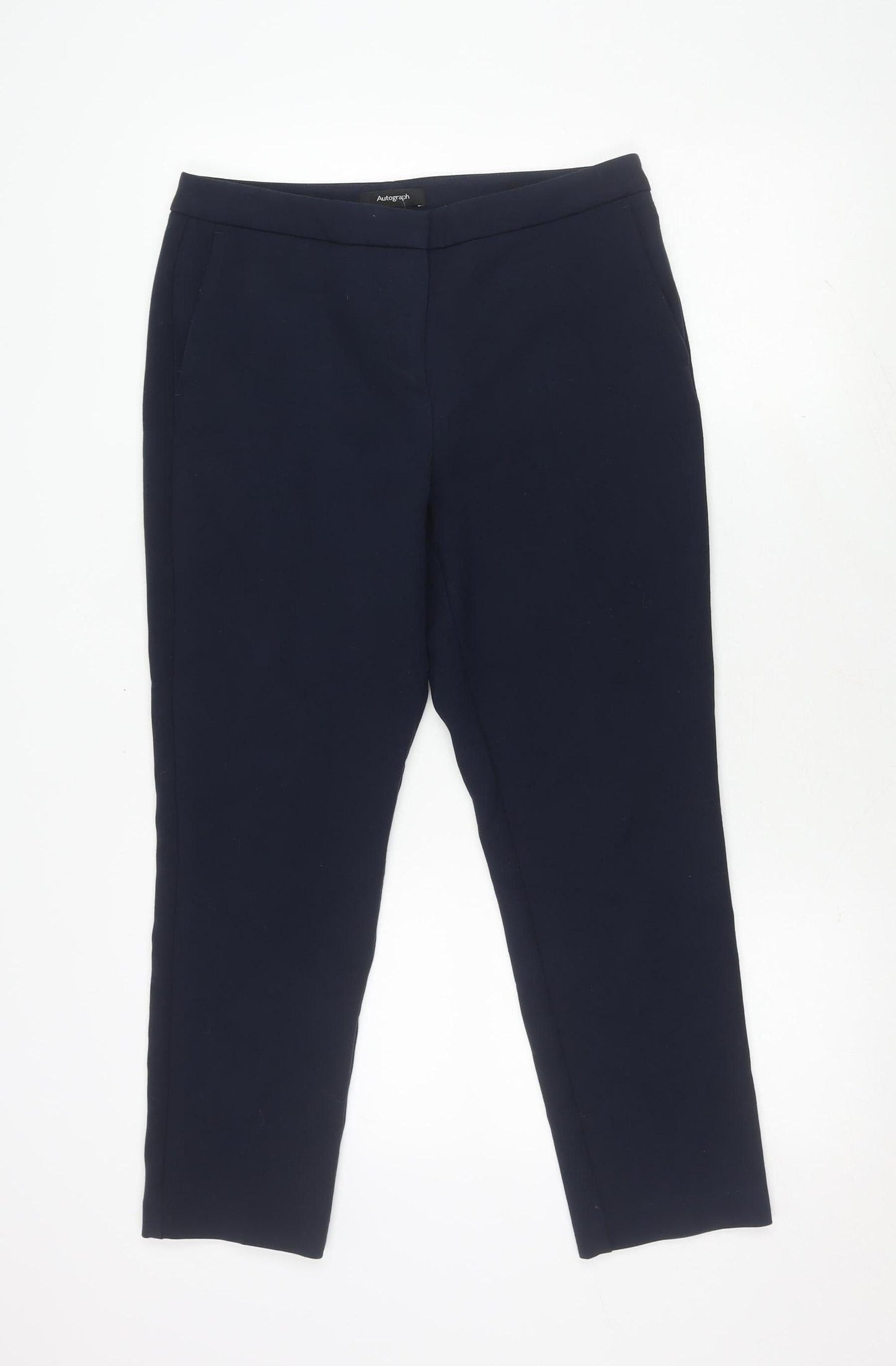 Marks and Spencer Women's Blue Trousers Size 10